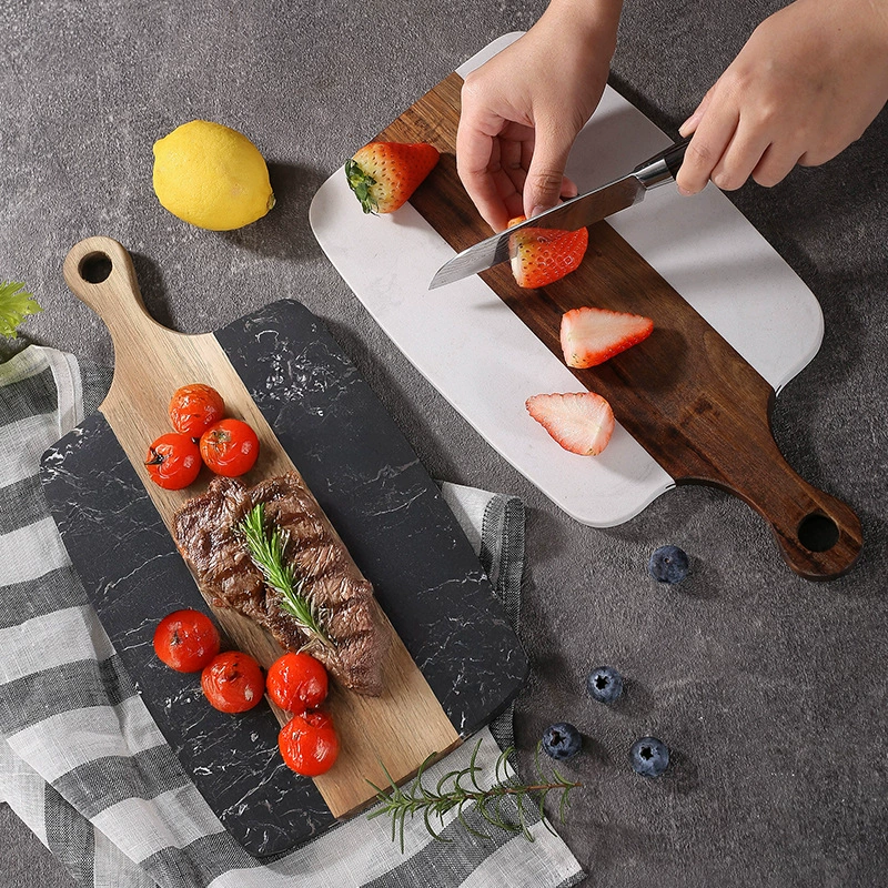 Marble Stitching Acacia Cutting Board Cutting Board