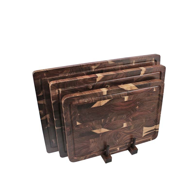 Acacia Solid Wood Double-sided with Juice Groove with Groove Cutting Board