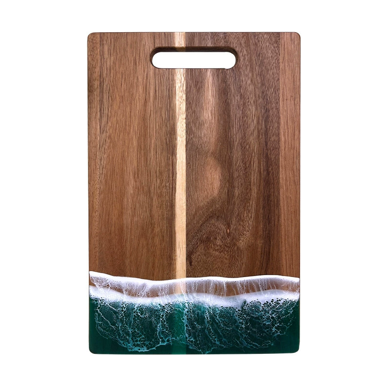 Epoxy Resin Acacia with Hook Cutting Board