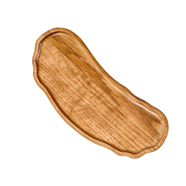 Acacia Solid Wood Caterpillar Shape Snack Plate