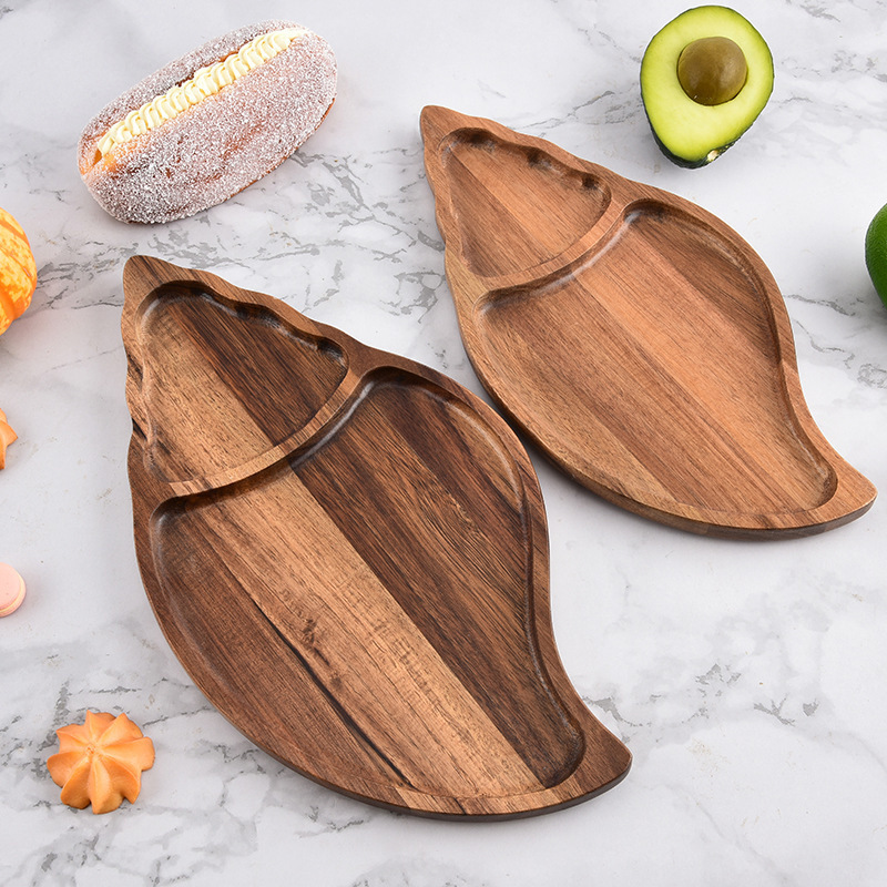 Acacia Solid Wood Wood Serving Platter