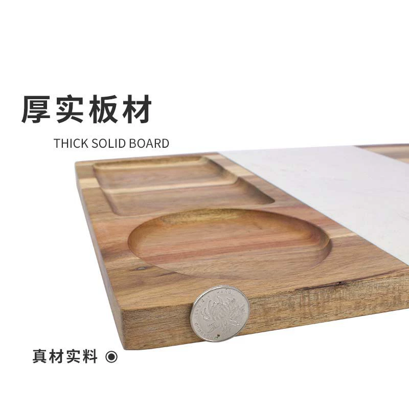 Marble Acacia Chopping Board