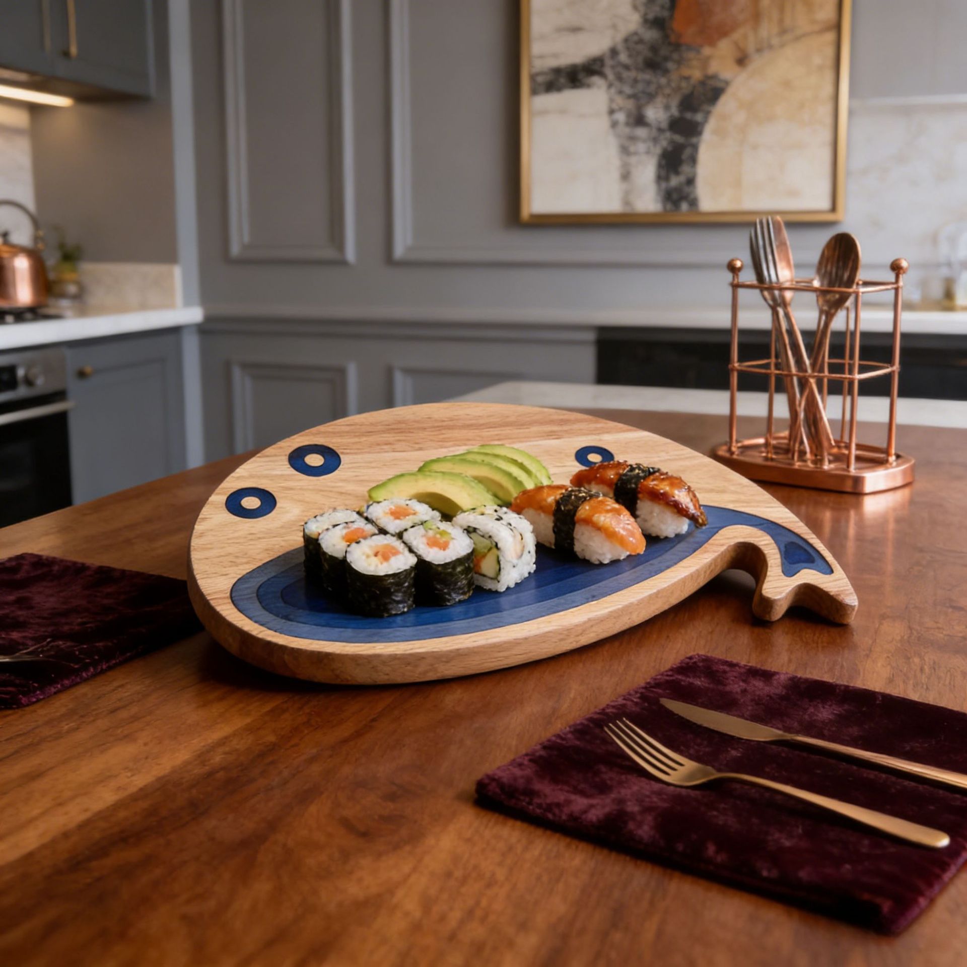 Acacia Resin Solid Wood Cutting Board