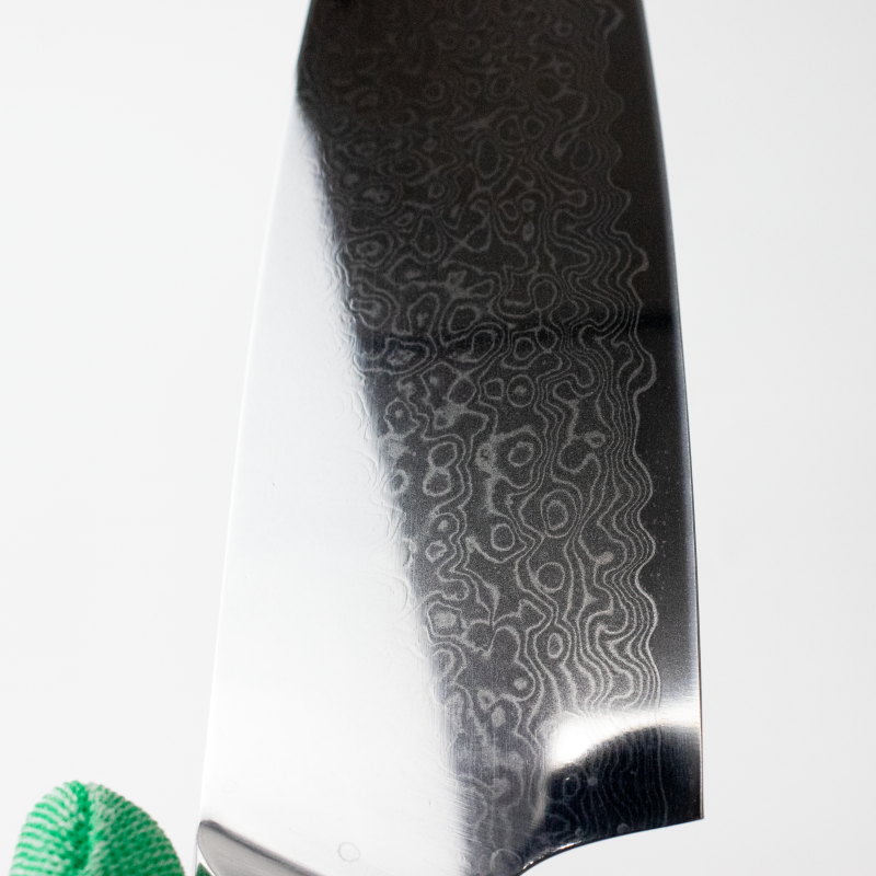Home Kitchen Damascus Steel 12-inch Chef's Knife Black ABS Handle