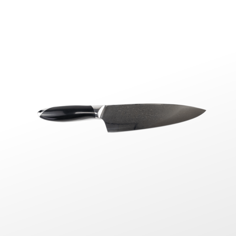 Home Kitchen Damascus steel 13-inch Chef's Knife Black ABS Handle