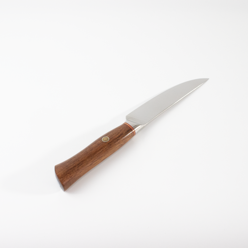 Damascus Steel 5-inch Fruit peeling Knife Wooden Handle