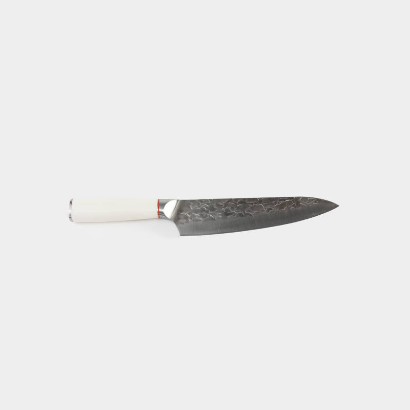 13-inch Japanese Chef's Knife with White ABS Handle