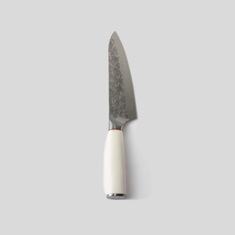 13-inch Japanese Chef's Knife with White ABS Handle