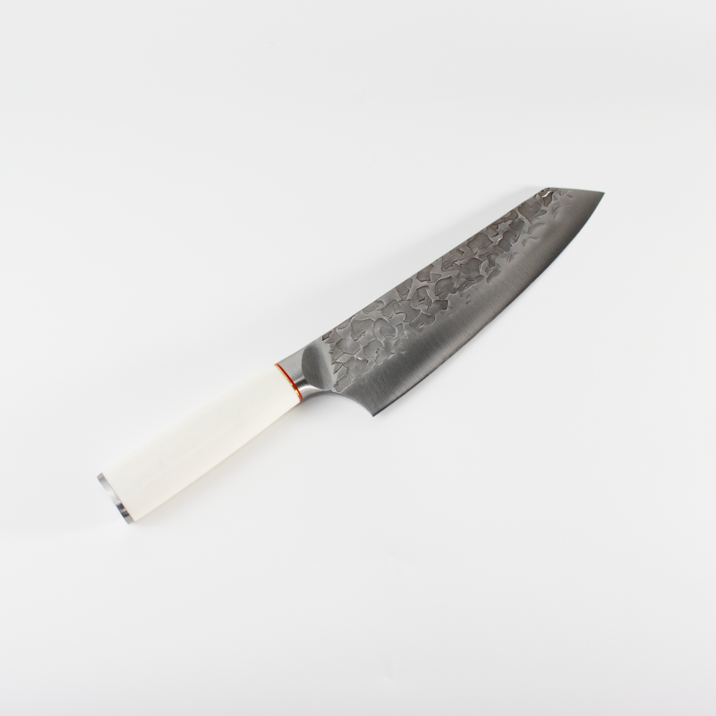 13-inch Japanese Kiritsuke Chef's Knife with White ABS Handle