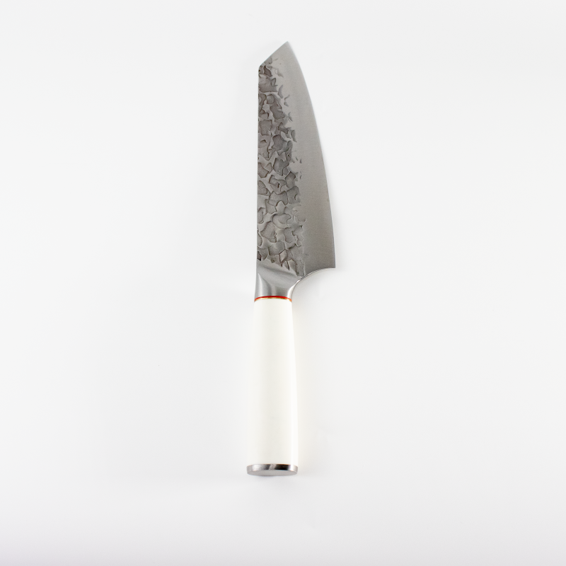 13-inch Japanese Kiritsuke Chef's Knife with White ABS Handle
