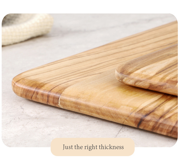 Double-Sided Rubberwood Kitchen Cutting Board