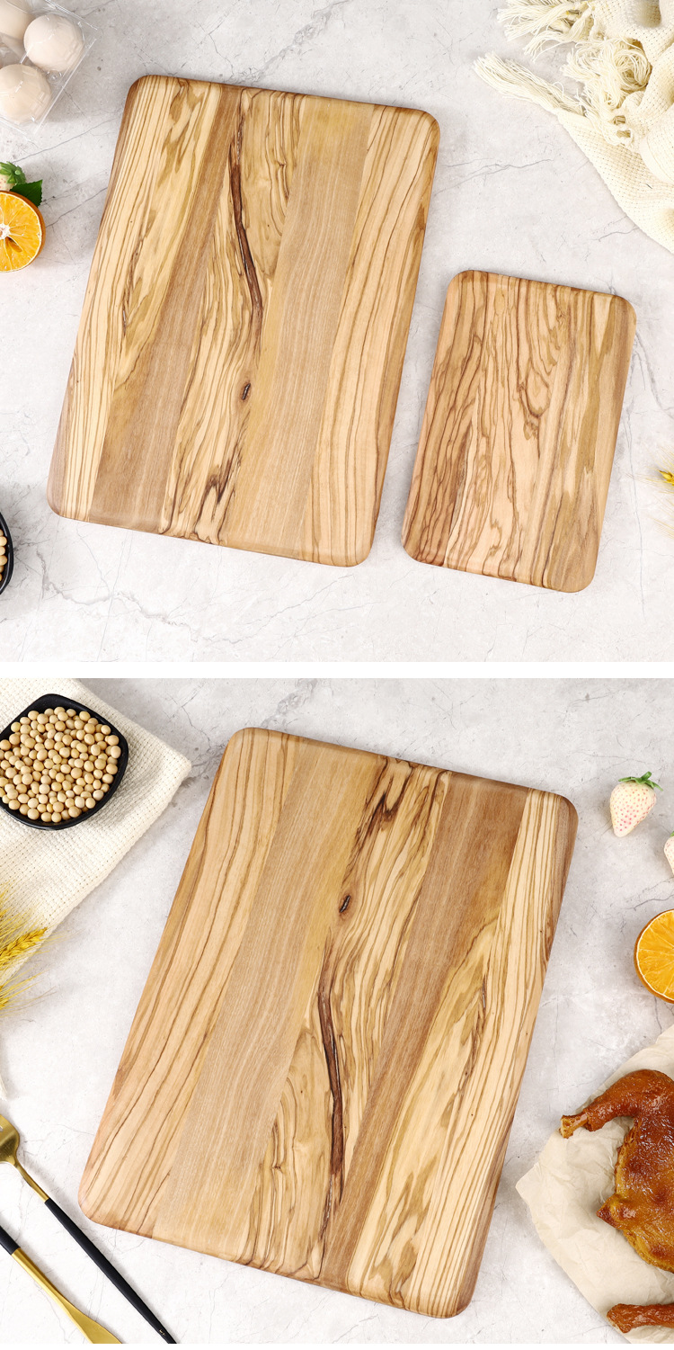 Double-Sided Rubberwood Kitchen Cutting Board