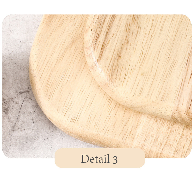 Multipurpose Rubberwood Cutting Board for Fruits, Steaks, and Pizza