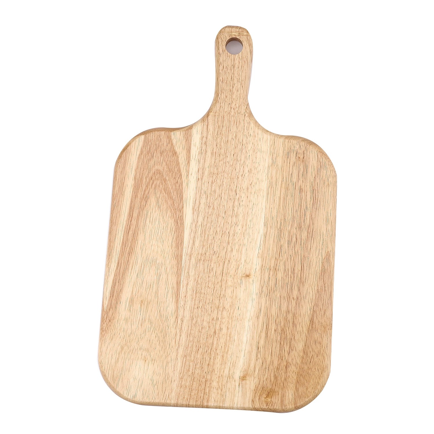 Multipurpose Rubberwood Cutting Board for Fruits, Steaks, and Pizza