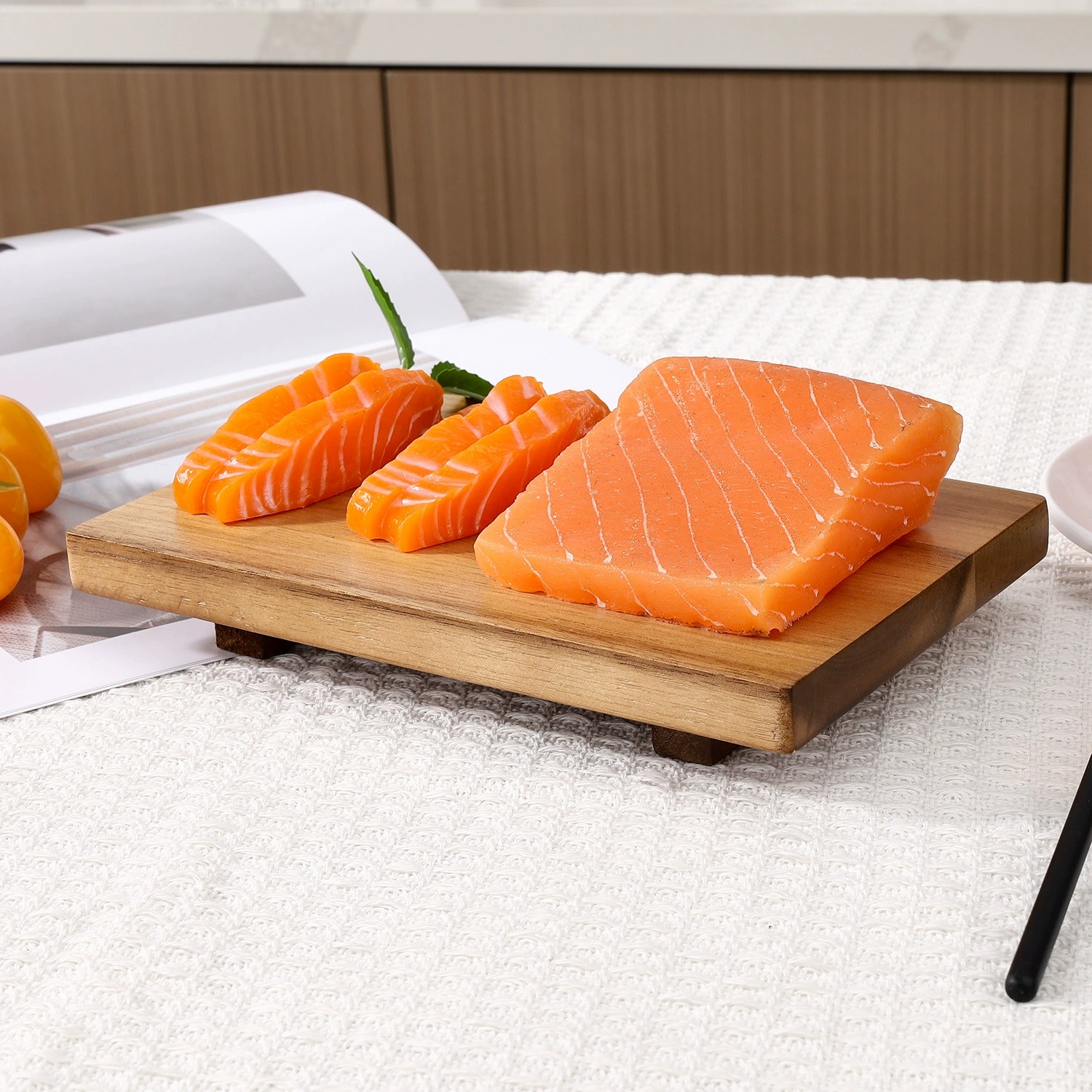 Acacia Solid Wood Sushi Tray