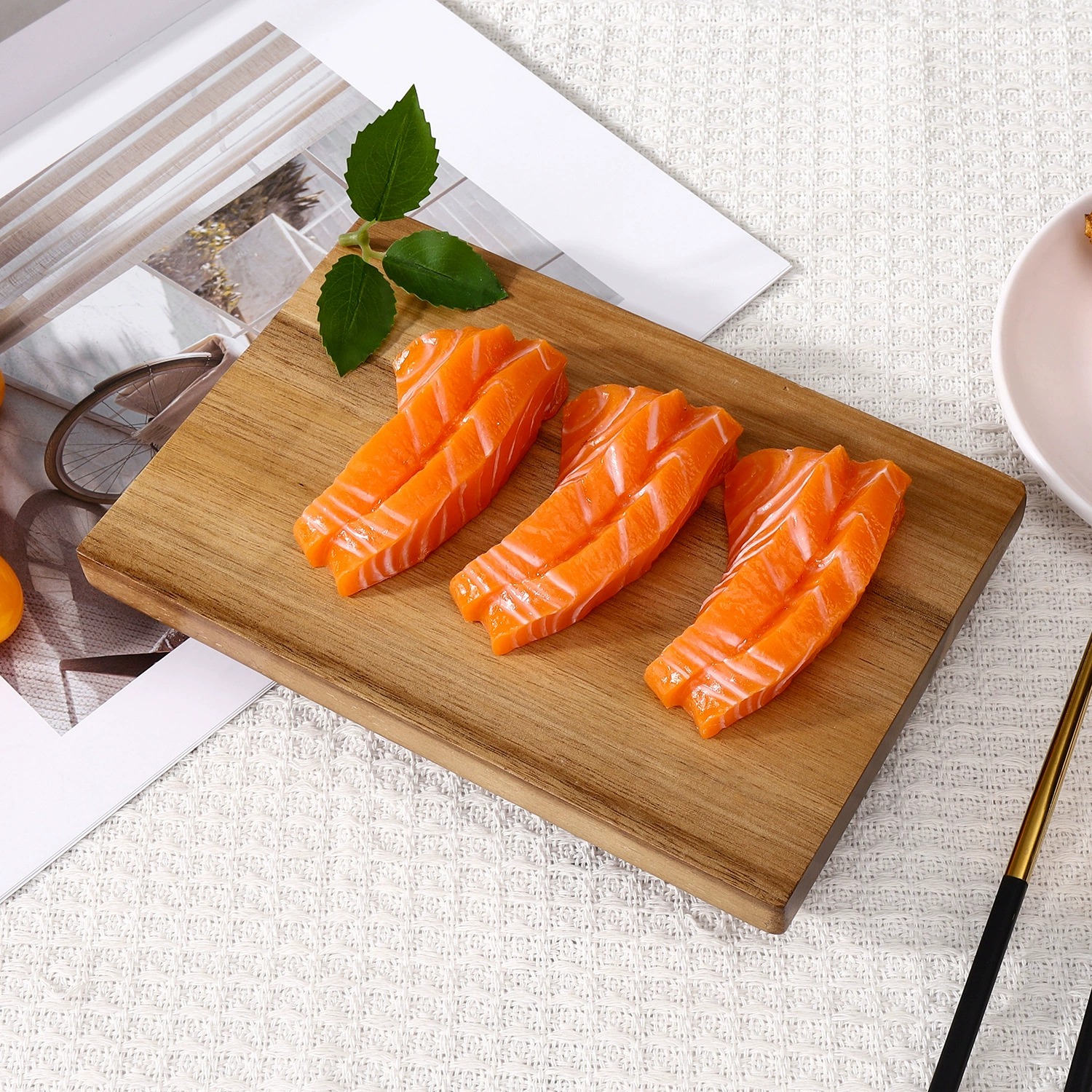 Acacia Solid Wood Sushi Tray